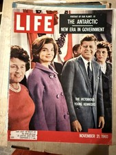 Life Magazine Nov 21, 1960 JFK Jackie Kennedy, 'Victorious Young Kennedys' Rare