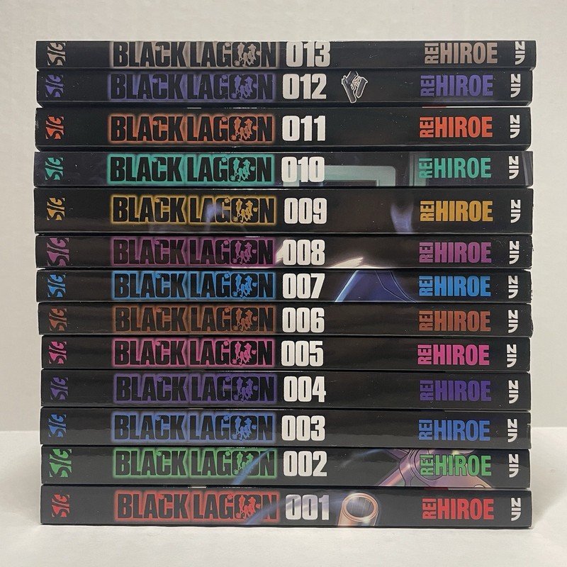 Black Lagoon Manga Volumes 1-13 English Brand New Authentic Viz Media Rei Hiroe