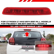 Red LED High Level Brake Light Tail Lamp For Citroen C1 Peugeot 108 2014-2021 UK