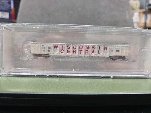 Góndola Trainworx escala N Wisconsin Central 52' WC 55040 NUEVA EN CAJA rara | Condition: New
