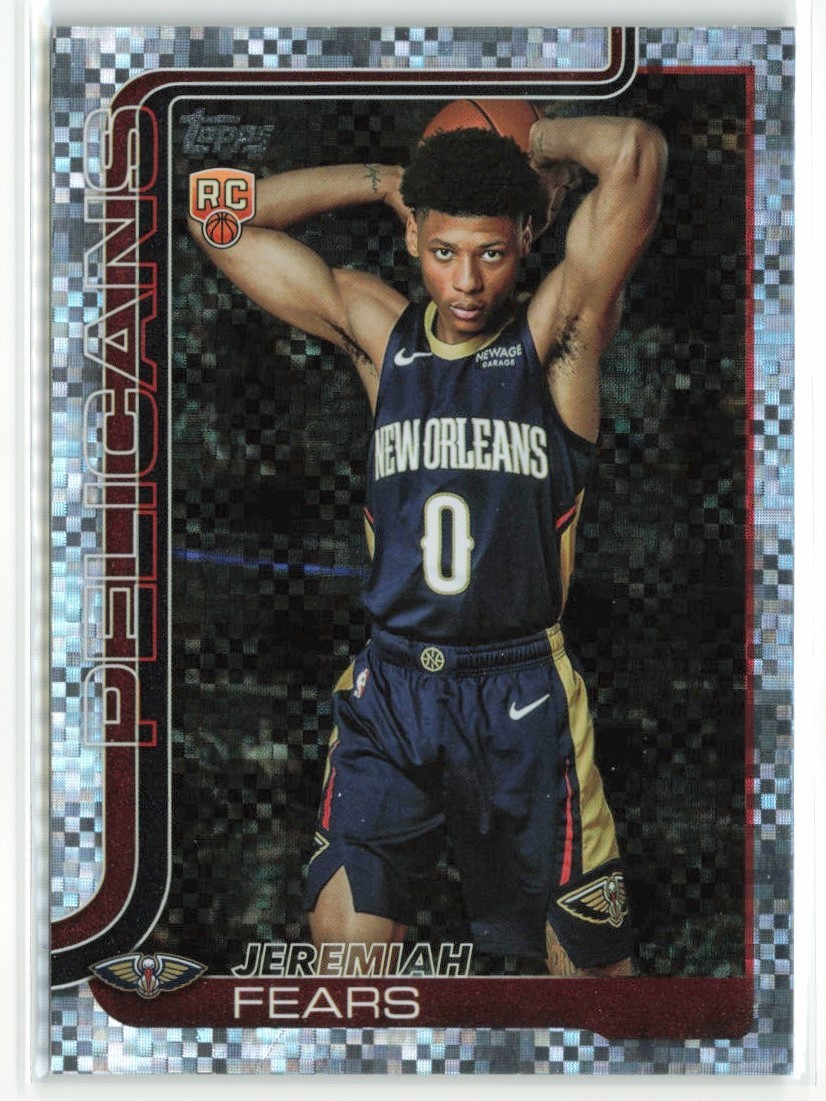 2025-26 Topps Basketball Jeremiah Fears #207 Victory SSP RC Pelicans