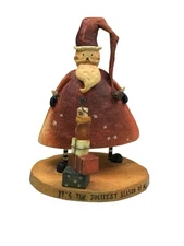 Santa Bobble August Moon It's The Jolliest Season Of All 2003 Christmas Lang