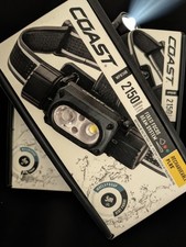 LATEST Coast WPH34R 2150 Lumen Waterproof Ultra Bright USB Rechargeable Headlamp