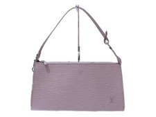 Louis Vuitton Pochette Accessoires Epi Lilac Purple Pouch Handbag bag