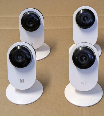 Lot of 4 YI YYS.2016 1080p Wi-Fi Wireless IP Security Camera