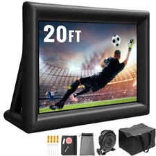 Uimoso Inflatable Movie Screen Inflatable Projector Screen 20 FT Outdoor Theater