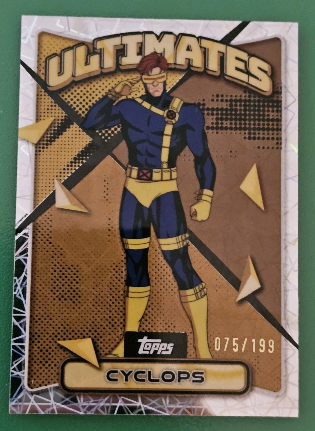 2025 Topps Finest X-Men '97 - #78 Cyclops - Ultimates Laser Refractor /199