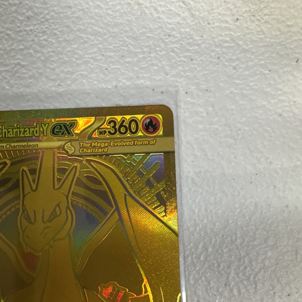 Mega Charizard Y Ex 294 217 GOLD Hyper Rare Pokemon Ascended Heroes NEW mega-charizard-y-ex-294-217-gold-hyper-rare-pokemon-ascended-heroes-new