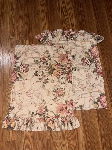 Ralph Lauren GUINEVERE Set (2) Ständer und Kissenhülle Kissenbezüge einzelne Rüschenkante