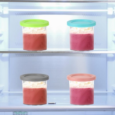 4x Eisbecher für Ninja NC300 Cream Dessert-Behälter Becher Eis behälter Omnikit