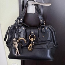 Autentica borsa Chloe tote a mano in pelle Kerala y2k archivio vintage rara nera