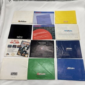 Nintendo NES  Manual Lot (20+) Posters Mario Iron Sword Demon Tetris Robin Hood