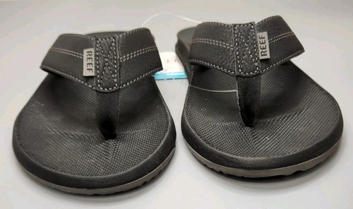 Reef Element TQT Sandals Black Thong Flip Flop Bottle Opener Mens Sizes 8 New - Picture 3 of 8