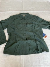 Magellan Green Long Sleeve Fishing Shirt - NWT - Size XXL