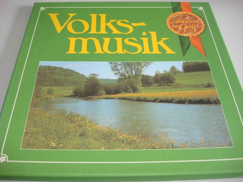 12"Album Vinyl Schallplatte BOX SET Volksmusik auslese in gold (3LPs)