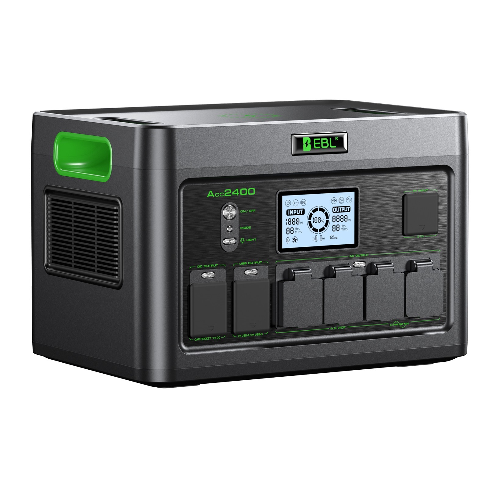 Portable Power Station Solar Generator 300~2400W  ,Solar Panel Kit,for choice