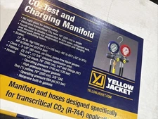 Yellow Jacket 45925 4-Valve Titan CO2 Transcritical Test/Charging Manifold R744