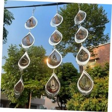 Water Droplets Bird Scare Discs Set-Highly Reflective Water droplet shape