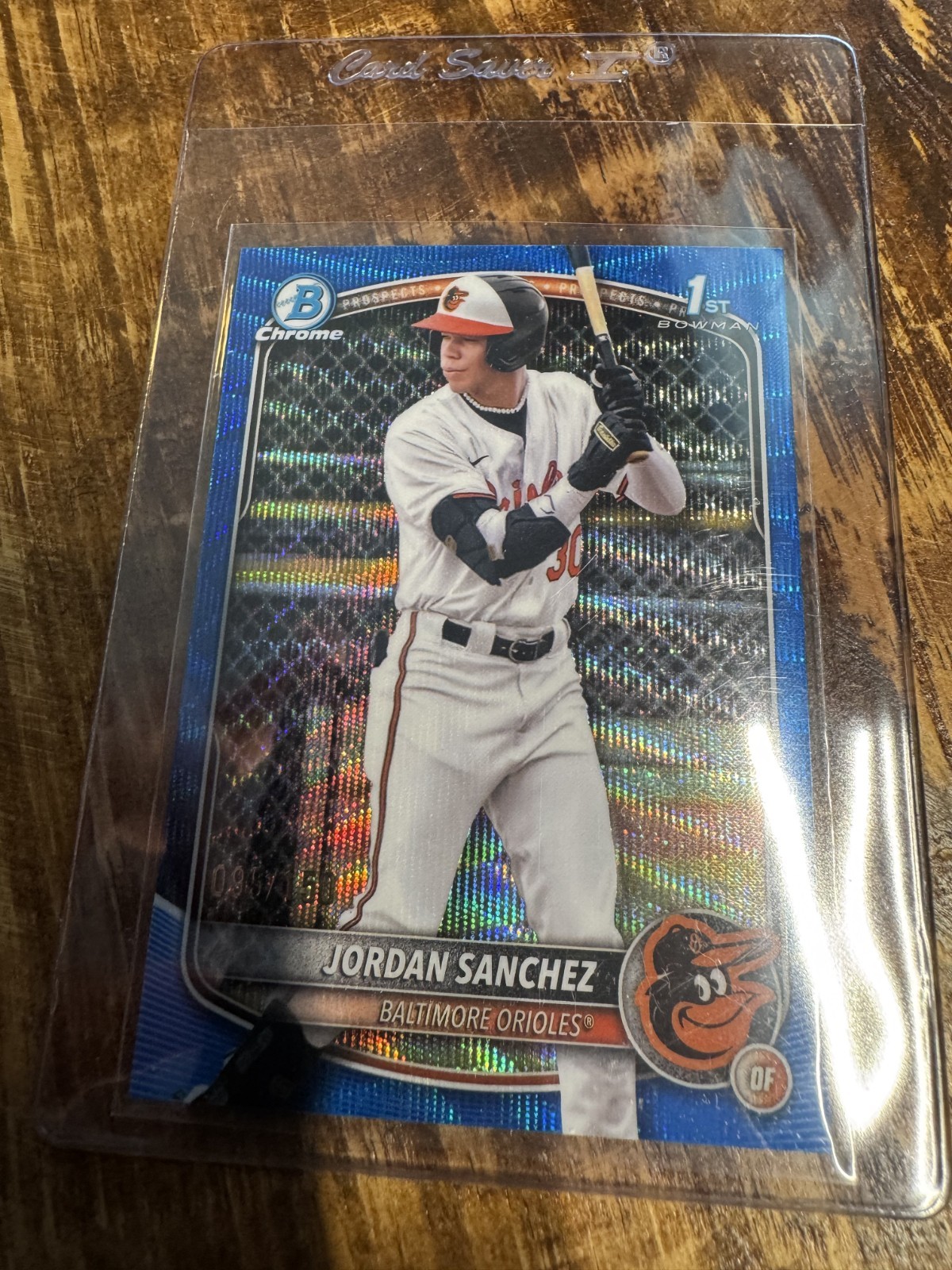 2025 Bowman Chrome 1st Blue /150 Jordan Sanchez Orioles