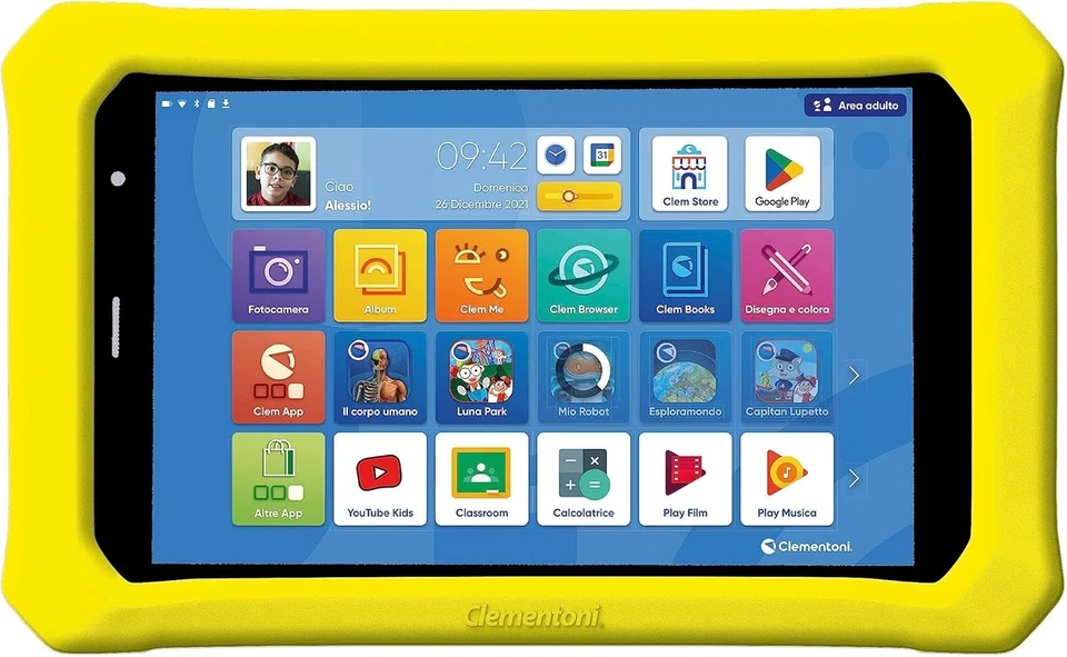 Clementoni Clempad 8" Pro Tablet 6 - 12 Anni 16796 - Immagine 4 di 4