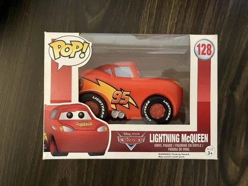 Funko Pop! Lightning McQueen #128 Cars Disney Pixar Vinyl Figure VAULTED*