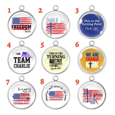 Honoring Charlie Kirk — Patriotic & Faith Memorial Charm Collection