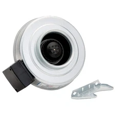 FANTECH FR160 Plastic 12"D,9"H,11.5"W Inline Duct Fan 15W685