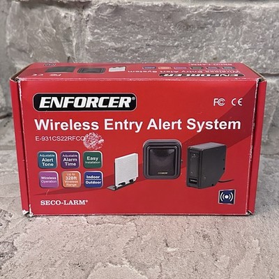 New Seco-Larm Enforcer Wireless Door Entry Alert System with Chime E-931CS22RFCQ