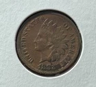 1882 Indian Head Cent VF/ EF Indian 1c. Copper US Coin Historic Collectible #331