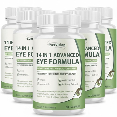 #ad 5 pack Evervision 14 in 1 Advanced Eye Formula 300 Capsules F.S $39.99