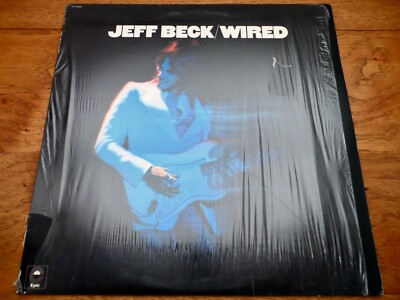 Jeff Beck   Wired   Rare 1976 Epic Records Original Press Vinyl LP in Shrink