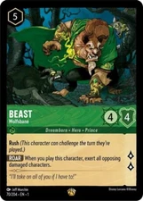1x Beast - Wolfsbane - 70/204 - Legendary NM-Mint Disney Lorcana: The First Chap