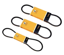 Set of 3 Drive Belts CONTINENTAL for Porsche 911 964 (90-94) Manual Trans.