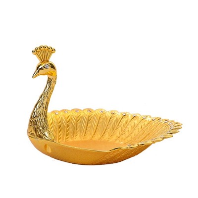 Shape Fruit Plate Luxury Delicate Bird Dried Dish Tray Nut Bowl Ta
