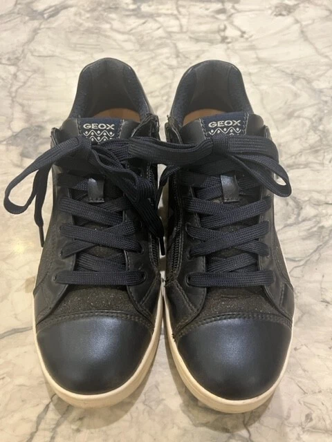 Geox navy trainers sales