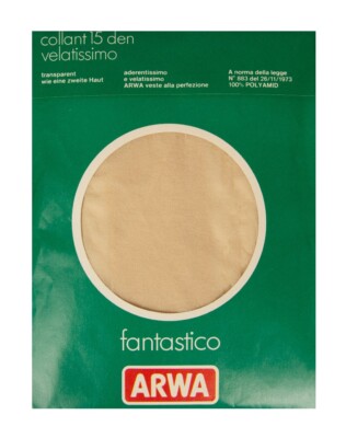 Damen Strumpfhose 15 den durchsichtige Strumpfhose sehr eng ARWA FANTASTICO Arti
