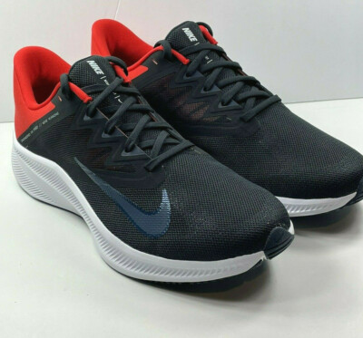 Authentic Nike QUEST Men's Off Noir/Thunder Blue Reg $75