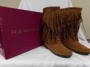 rampage fringe boots