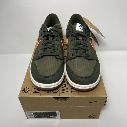 Nike Dunk Low Next Nature NN Toasty Sequoia Olive GS Size 7Y DC9561-300 NEW | eBay