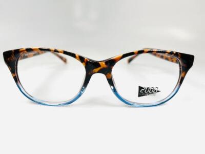 New Smilen Eyewear's 2000 & Beyond 3086 Tortoise & Blue Eyeglasses 55/18/145
