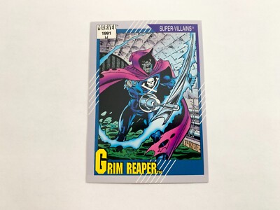 Grim Reaper Marvel Card #63 Impel 1991