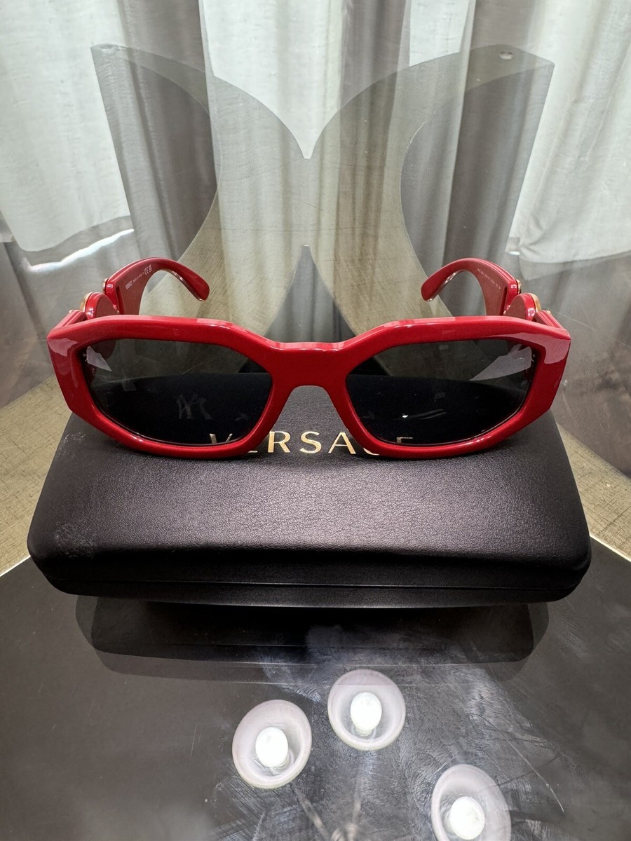 Versace Mod 4361 5330/87 Red Gray 53-18-140 Sunglasses | eBay