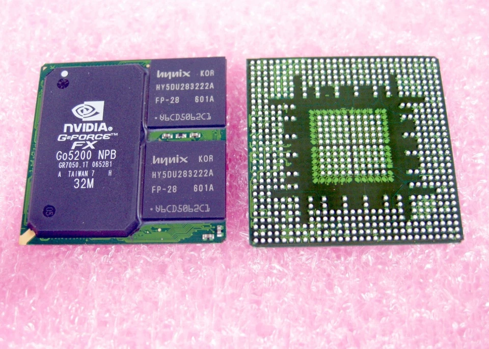 nVidia GeForce FX Go5200 NPB 32M / GPU BGA ::: RETRO - Image 2 of 3