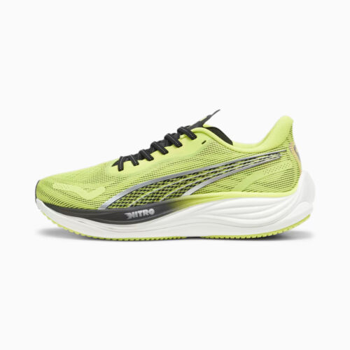 PUMA NITRO 3 Psychedelic Rush Shoe - Lime/Silver - Mens - Running - Picture 1 of 7