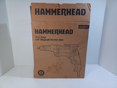 Hammerhead drill 1/4 drywall screw gun 4.3 amp HASG043 *New*