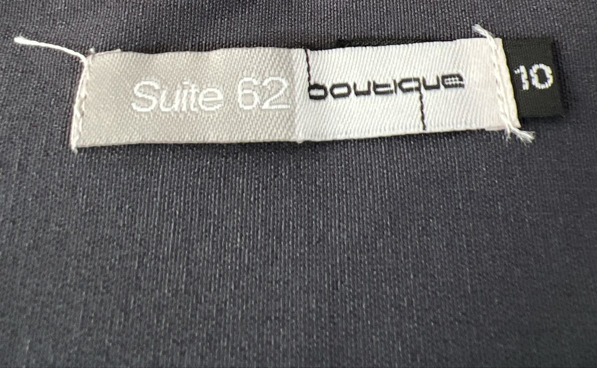 SUITE BOUTIQUE 62 AUSTRALIA DRESS "OL' SKOOL JUMPER" GRAY AU SZ 10 &USA 5 Hips36