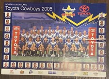 North Queensland Toyota Cowboys NRL Poster 2005 48x32