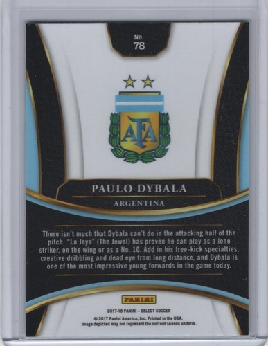 2017-18 Panini Select Base #78 Paulo Dybala - Picture 2 of 2