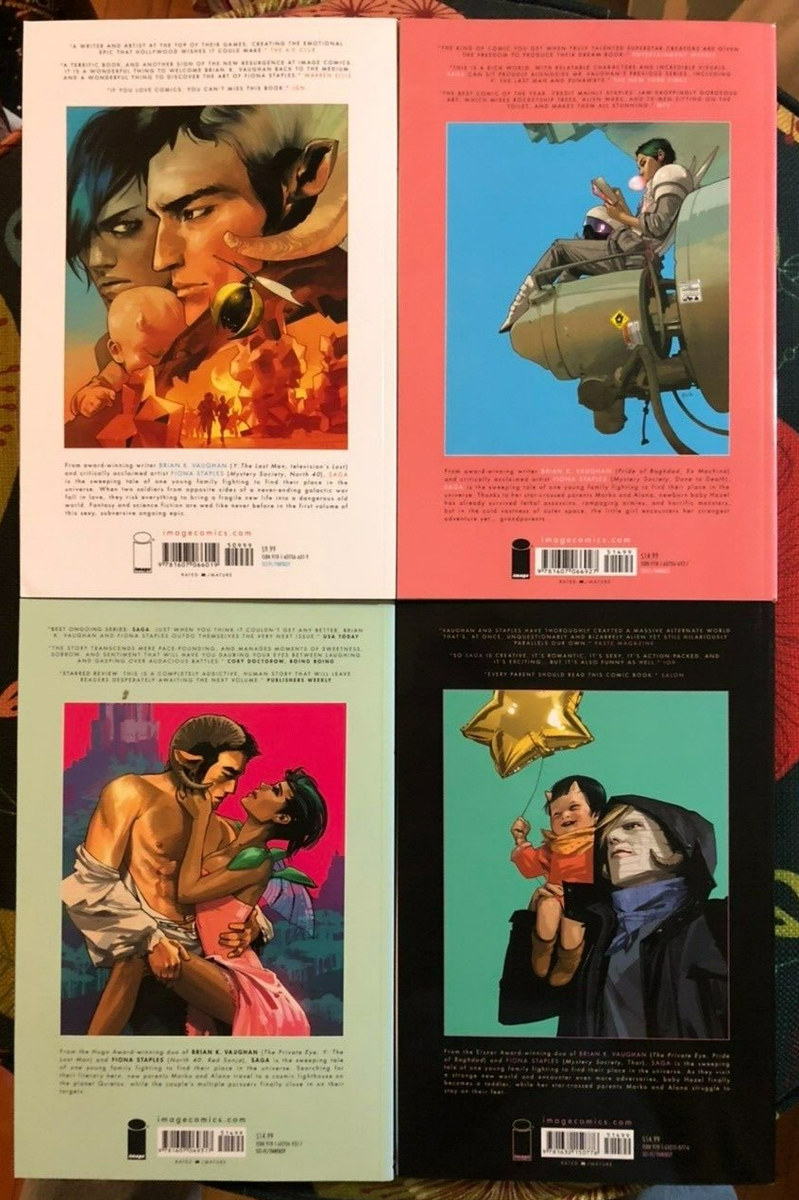 Saga by Brian K. Vaughan and Fiona Staples, Image Comics Inc