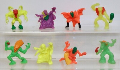 8er Set Neon Monster in my Pocket Actionfiguren inkl. Mad Gasser & Yama